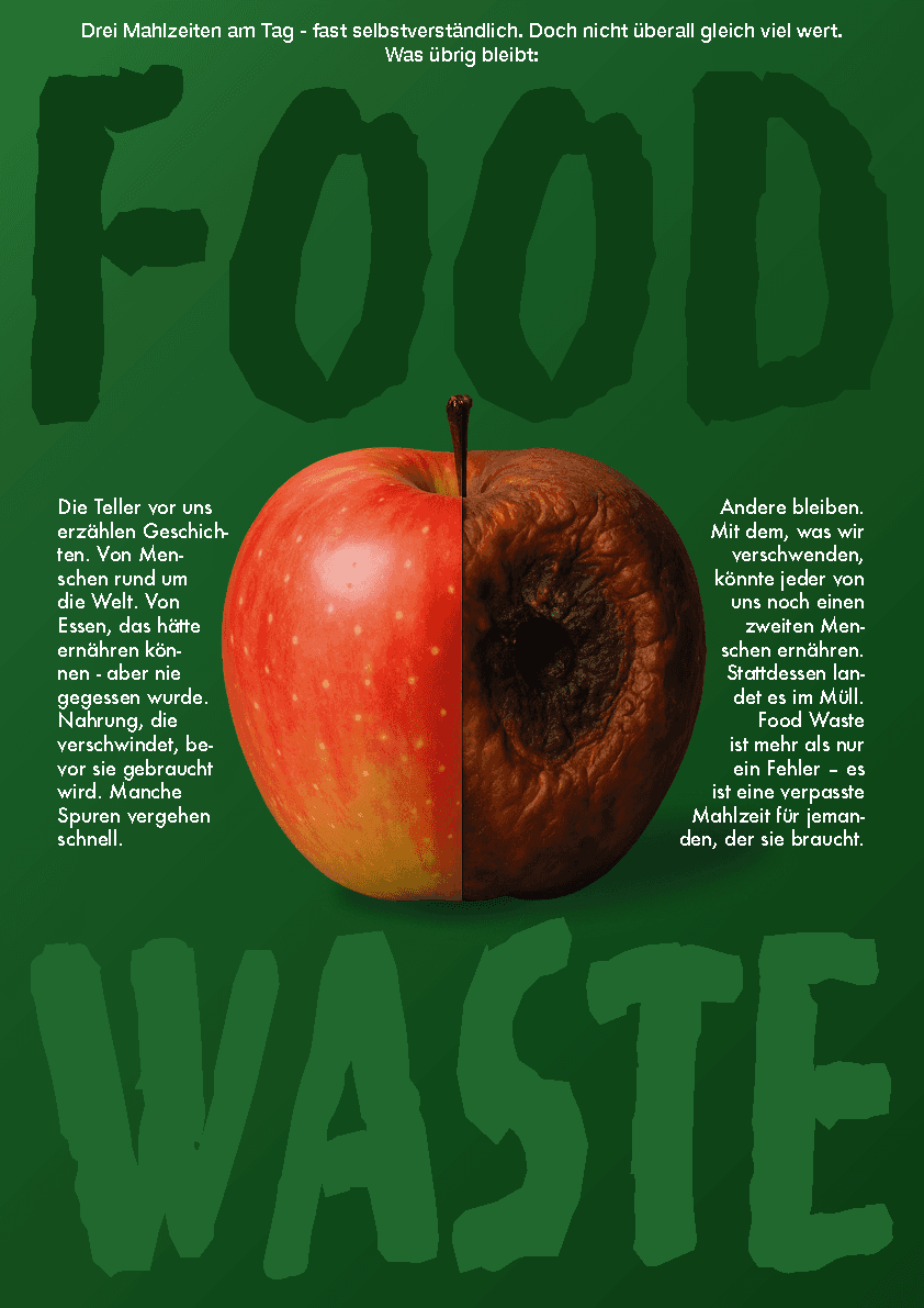Plates of Waste Poster